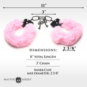 Cuffed In Fur Furry Handcuffs -