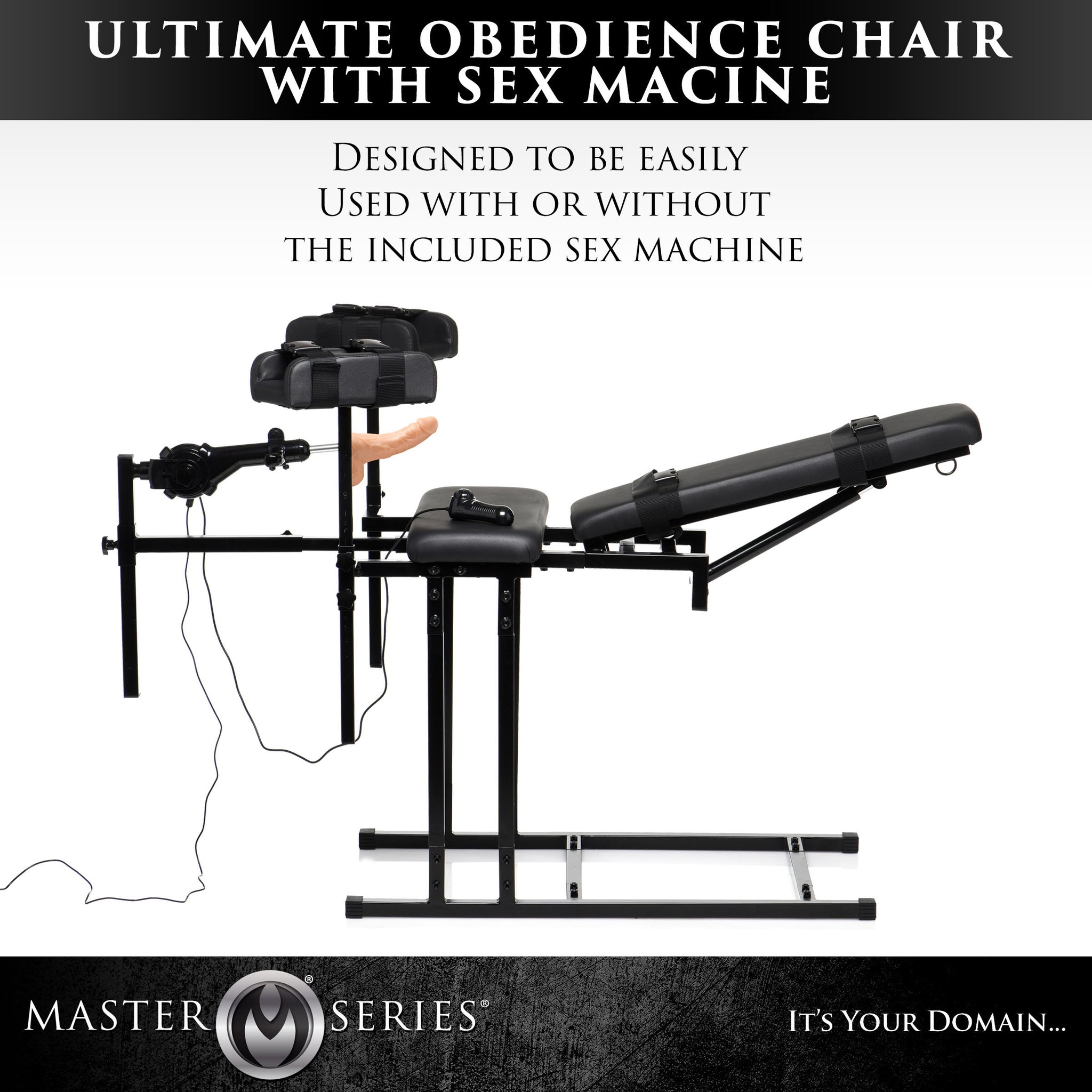 Ultimate Obedience Chair With Sex Machine