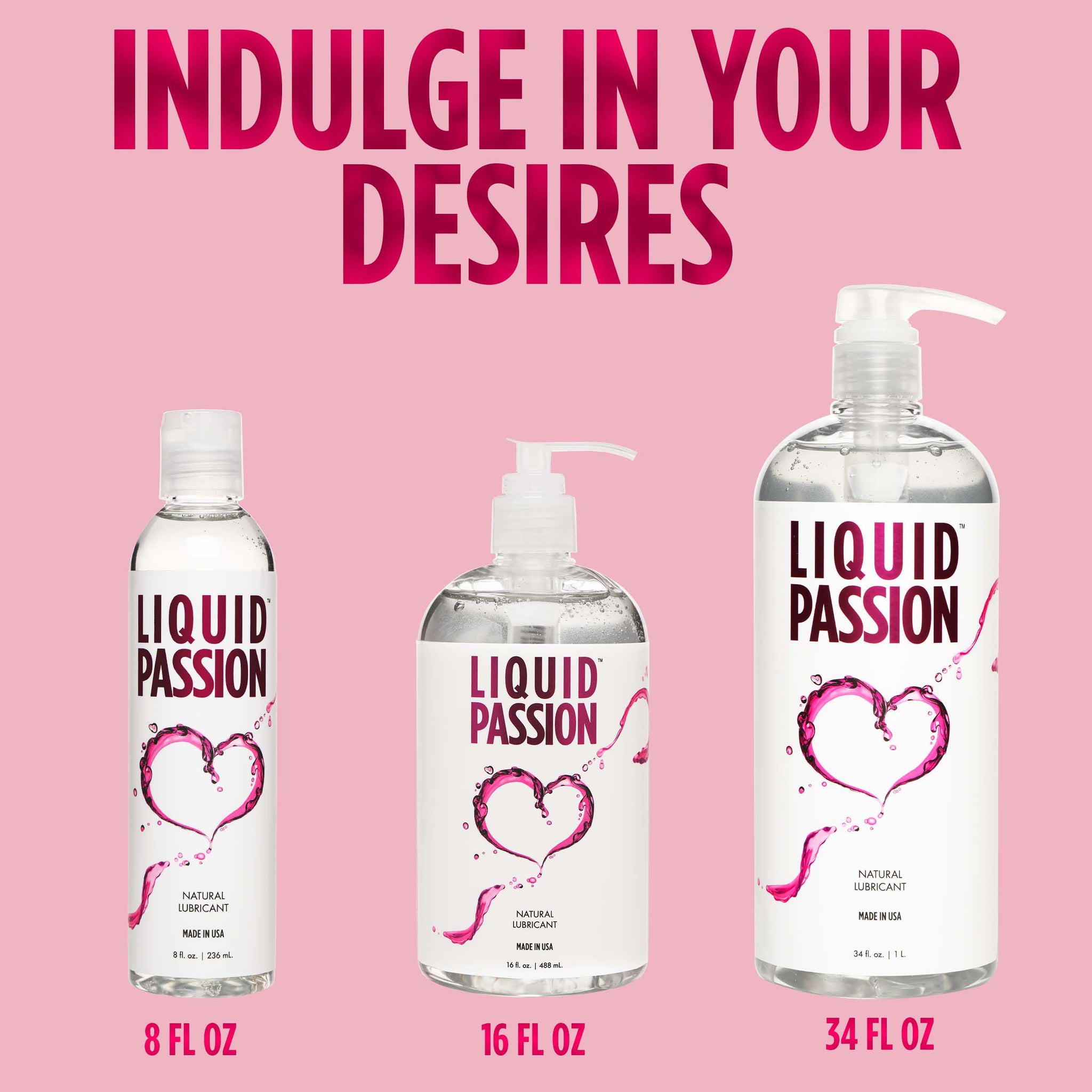 Liquid Passion Natural Lubricant - 34oz