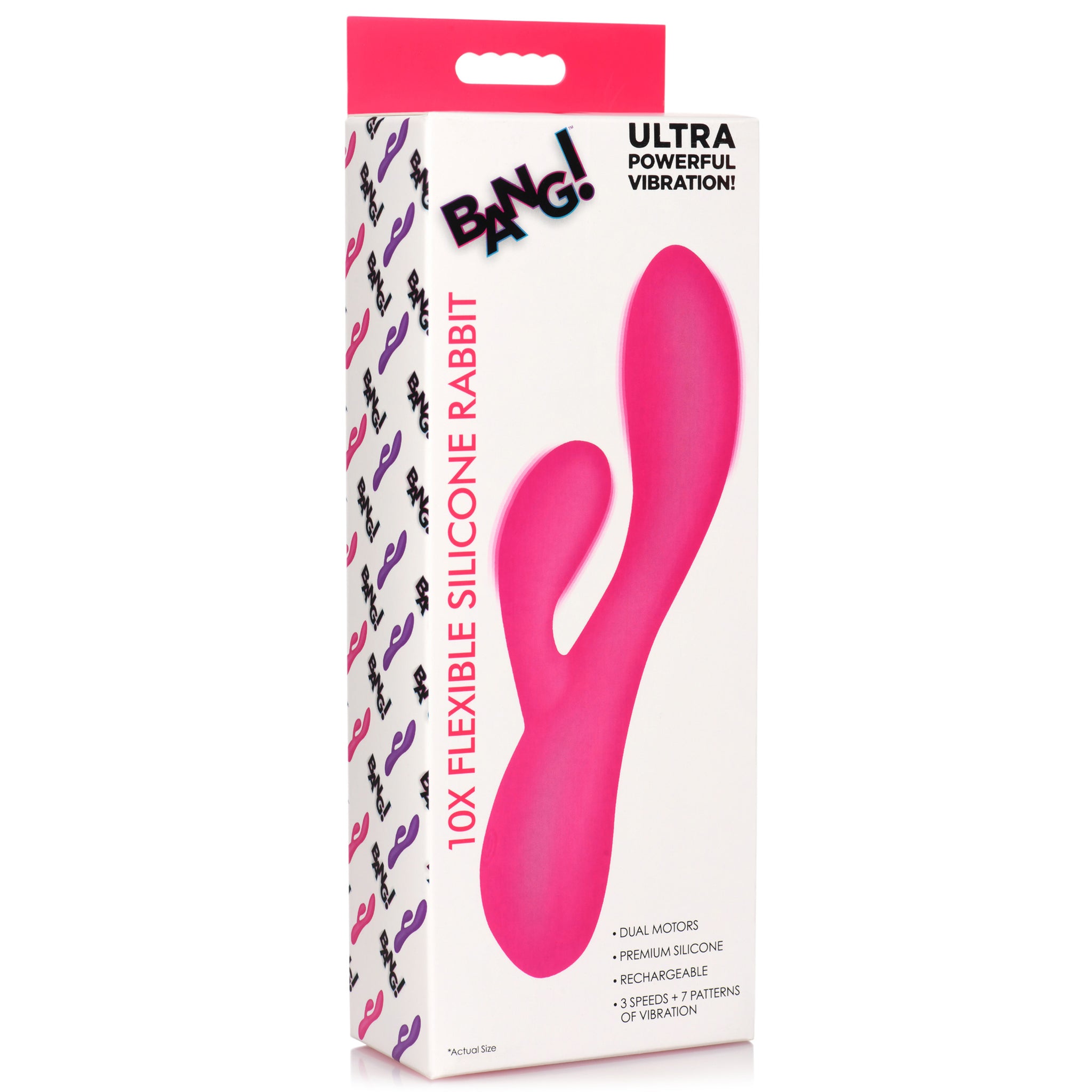 10x Flexible Silicone Rabbit Vibrator -