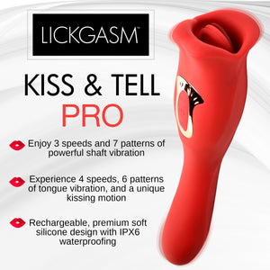 Kiss And Tell Pro Dual-ended Kissing Vibrator