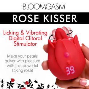 Rose Kisser Licking And Vibrating Digital Clitoral Stimulator