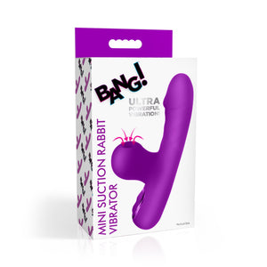 Mini Suction Silicone Rabbit Vibrator