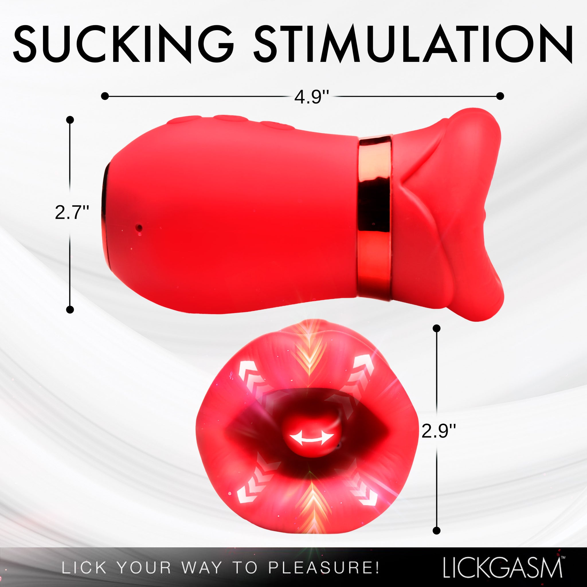 Kiss Me More Kissing, Sucking And Vibrating Clitoral Stimulator