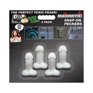 Glow-in-the-dark Magnetic Snap-on Peckers