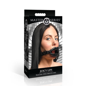 Juicy Lips Silicone Open Mouth Gag