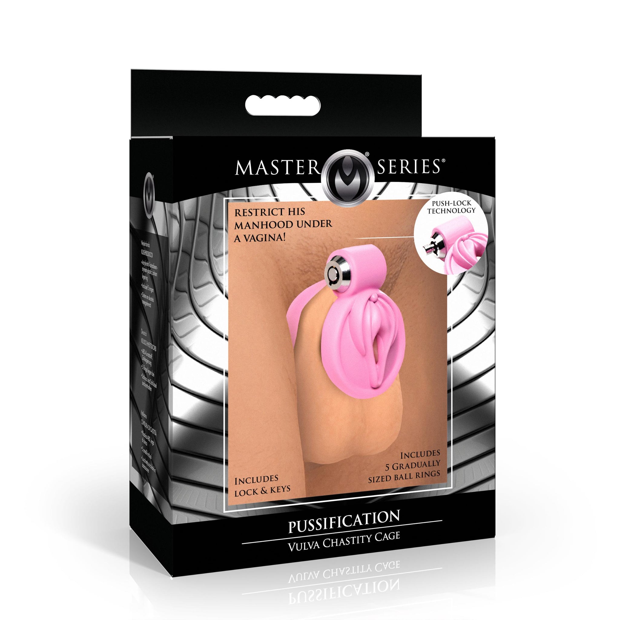 Pussification Vulva Chastity Cage