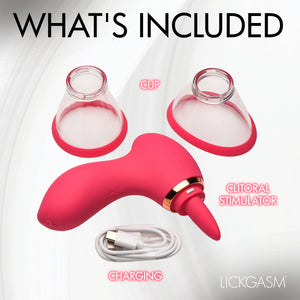 Plump Pleasure Licking & Sucking Clitoral Stimulator