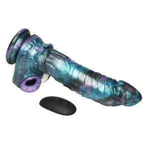 Astro-thrust Thrusting And Vibrating Silicone Dildo