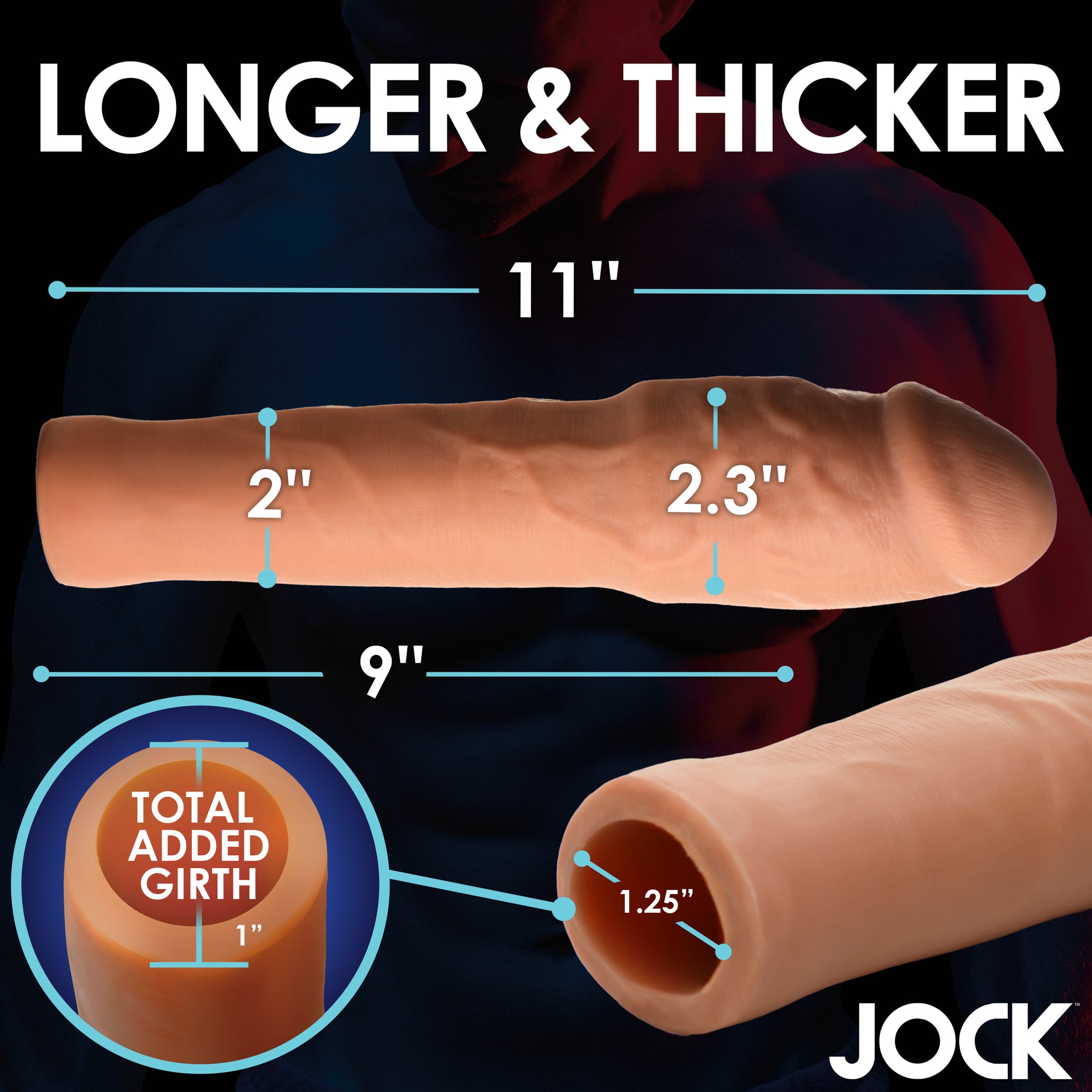 Extra Thick 2 Inch Penis Extension -