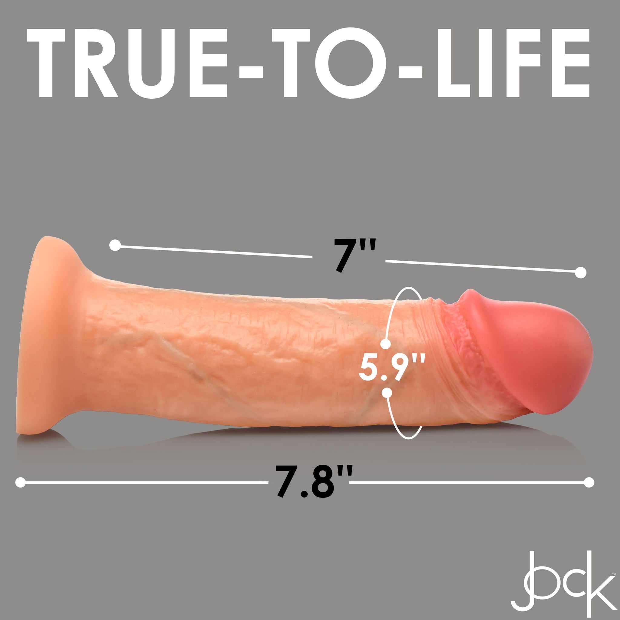 Real Skin Silicone Dildo - Inch