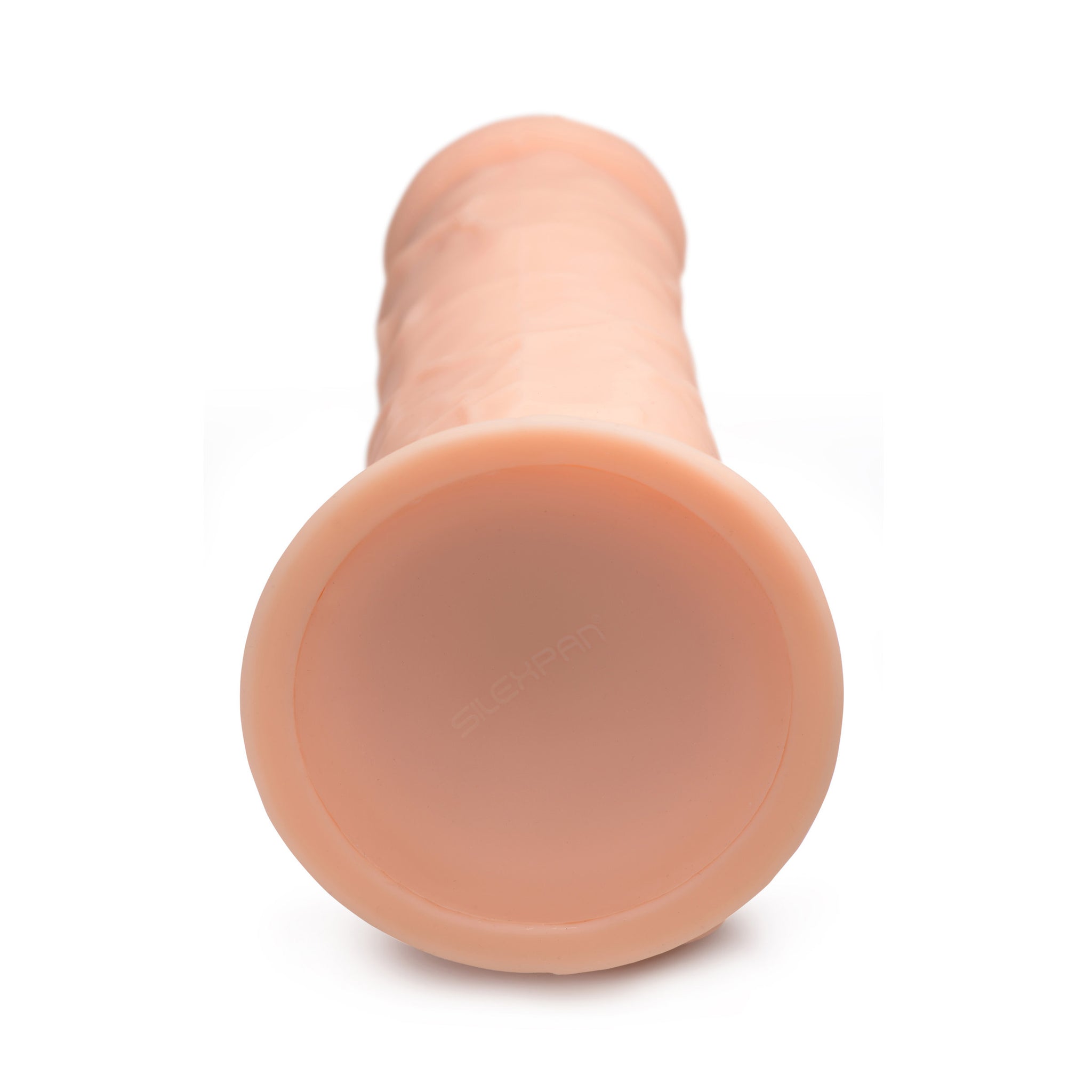 Silexpan Light Hypoallergenic Silicone Dildo With Balls - 8 Inch