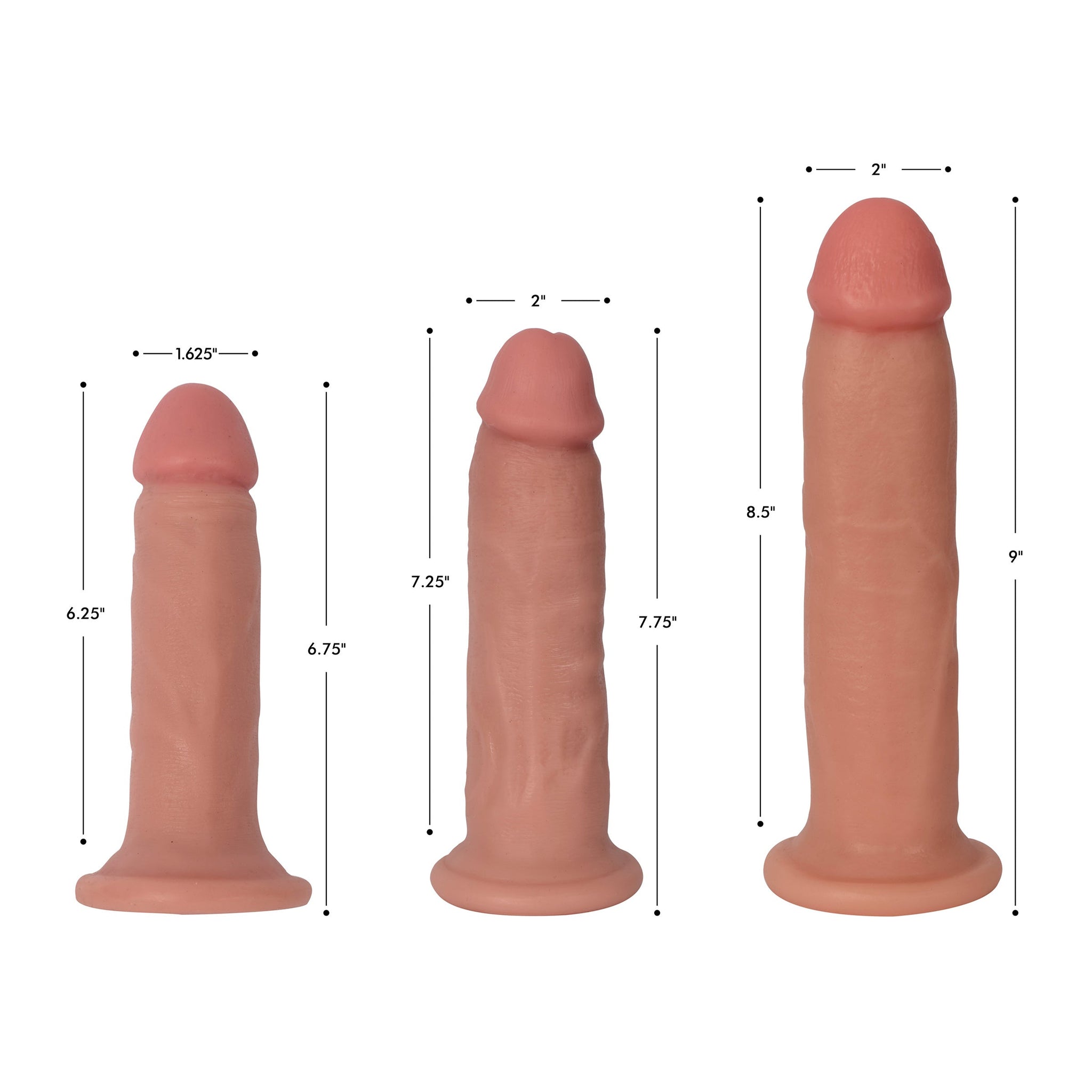 Jock Bareskin Dildo - 7 Inch Bulk