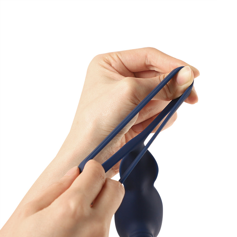 VibraDuo Vibrating Anal Probe and Perineum Stim with Cock Lock