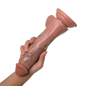 Achilles 8.5-inch Dual-Layer Liquid Silicone Hyper-realistic Dildo