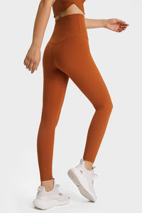 Feel Like Skin Elastic Waistband Yoga Leggings