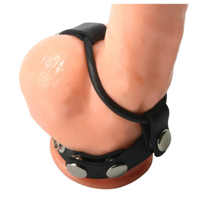 Rubber Cock Ring Harness