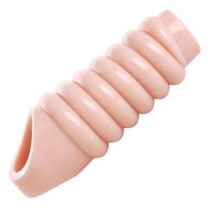 Really Ample Ribbed Penis Enhancer Sheath