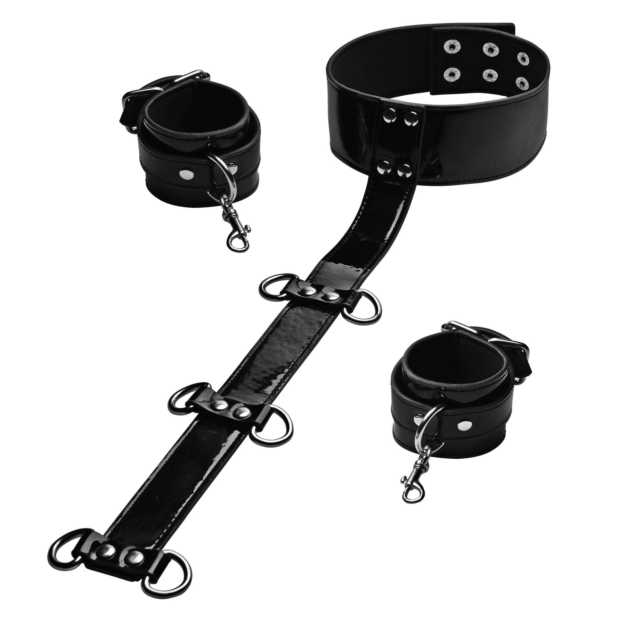 Bound Around Neck To Wrist Restraints