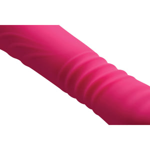 Ultra Thrusting And Vibrating Silicone Wand