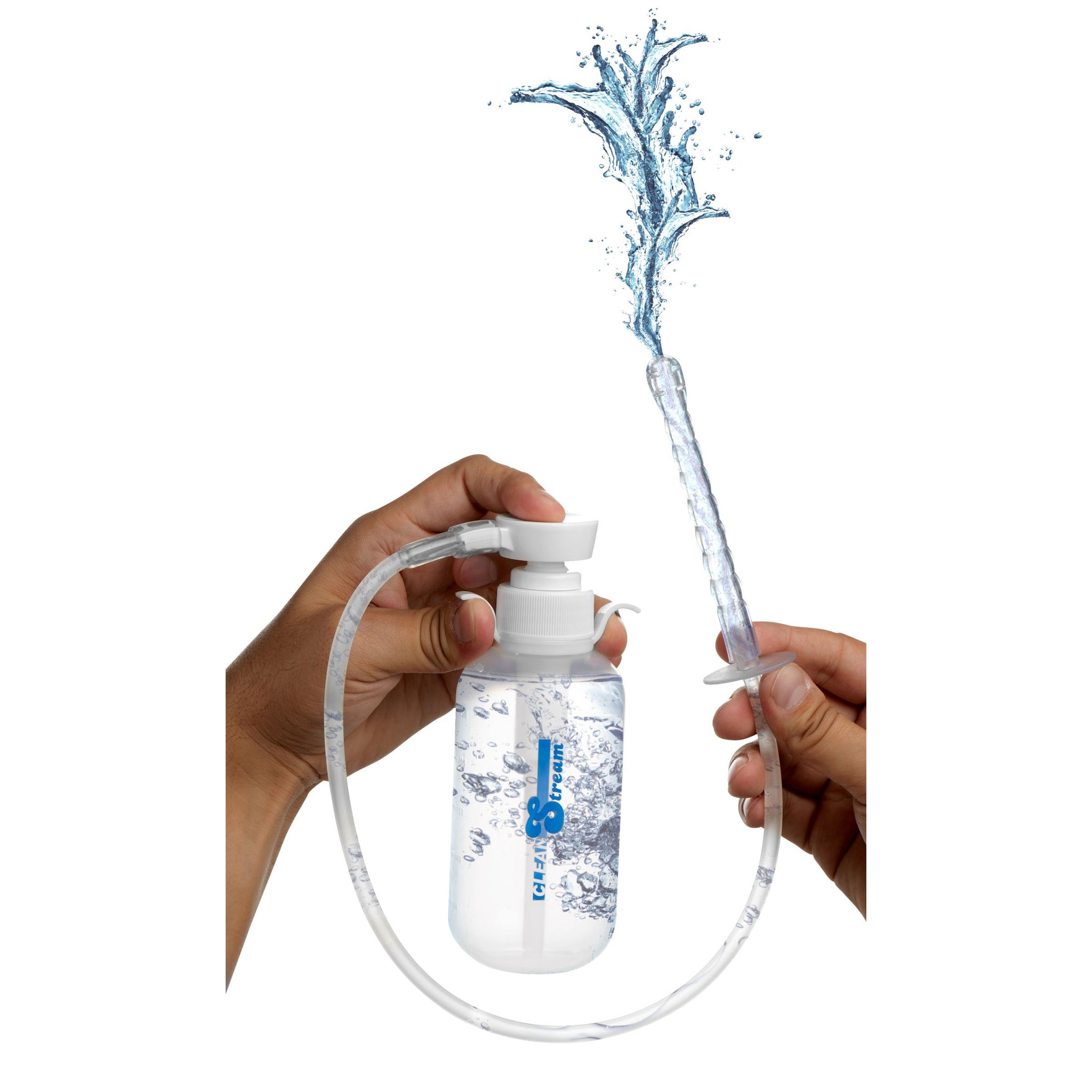 Pump Action Enema Bottle With Nozzle