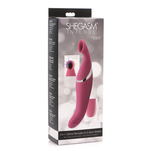 Shegasm Intense 2 In 1 Clit Stimulator