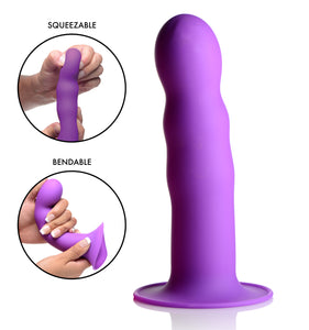 Squeezable Wavy Dildo