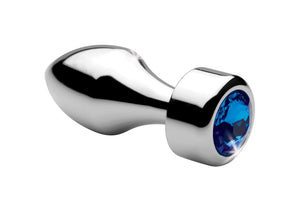 Blue Gem Weighted Anal Plug