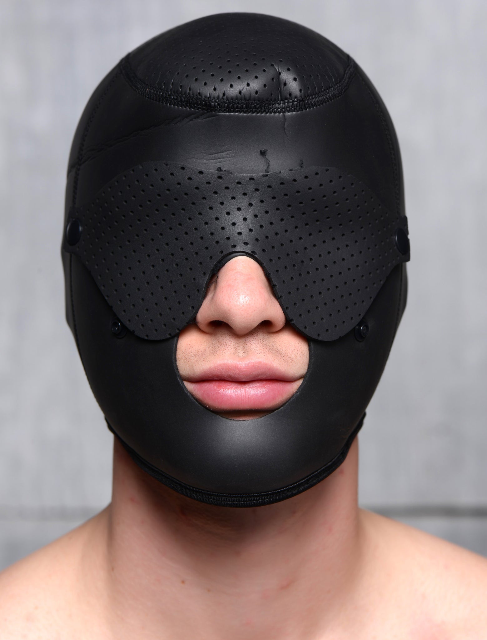 Scorpion Hood With Removable Blindfold And Face Mask