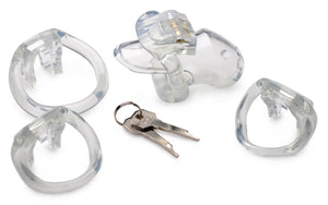 Clear Captor Chastity Cage