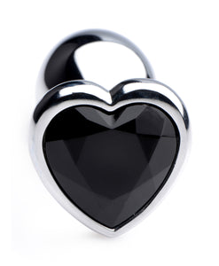 Black Heart Gem Anal Plug