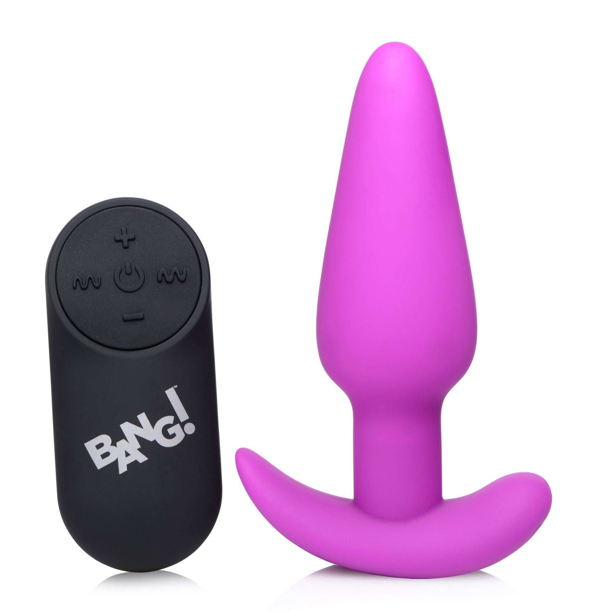 Remote Control 21x Vibrating Silicone Butt Plug