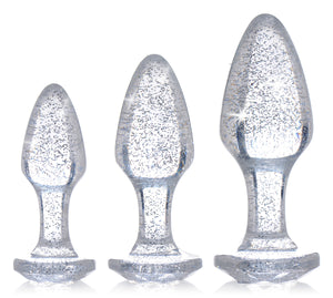 Glitter Gem Anal Plug Set