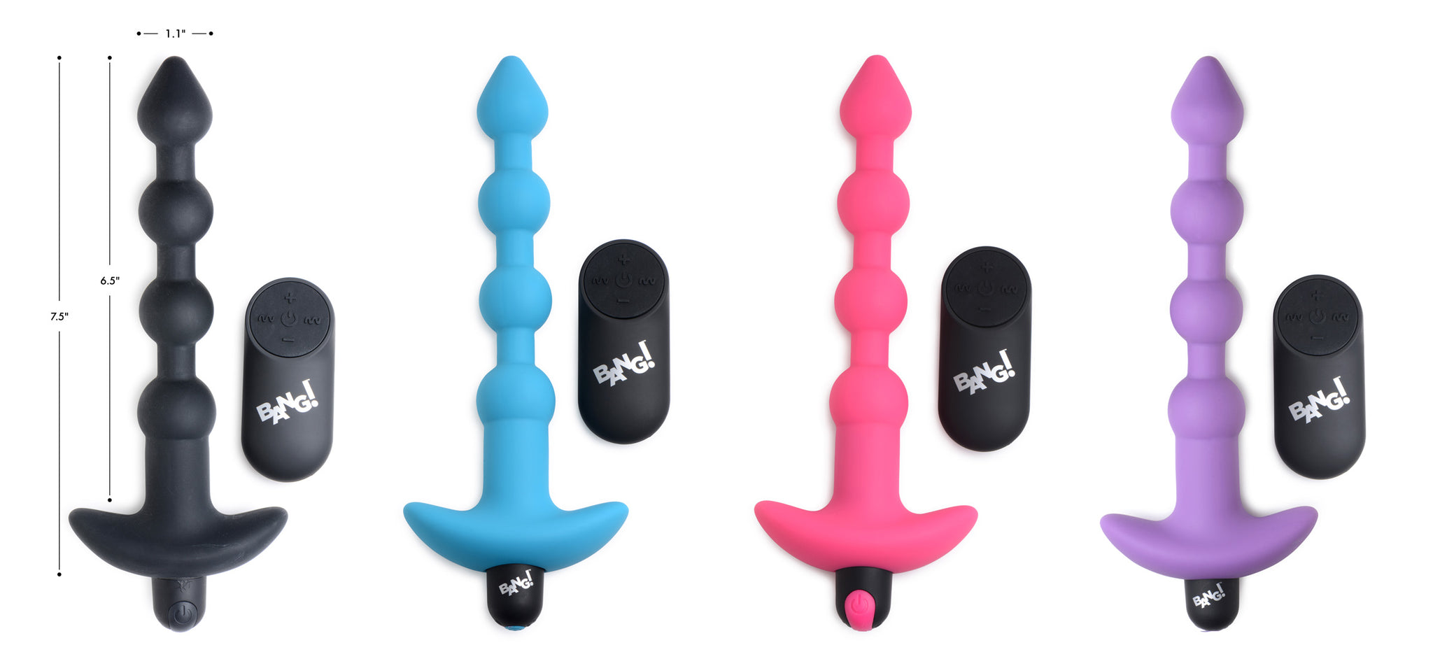 Remote Control Vibrating Silicone Anal Beads