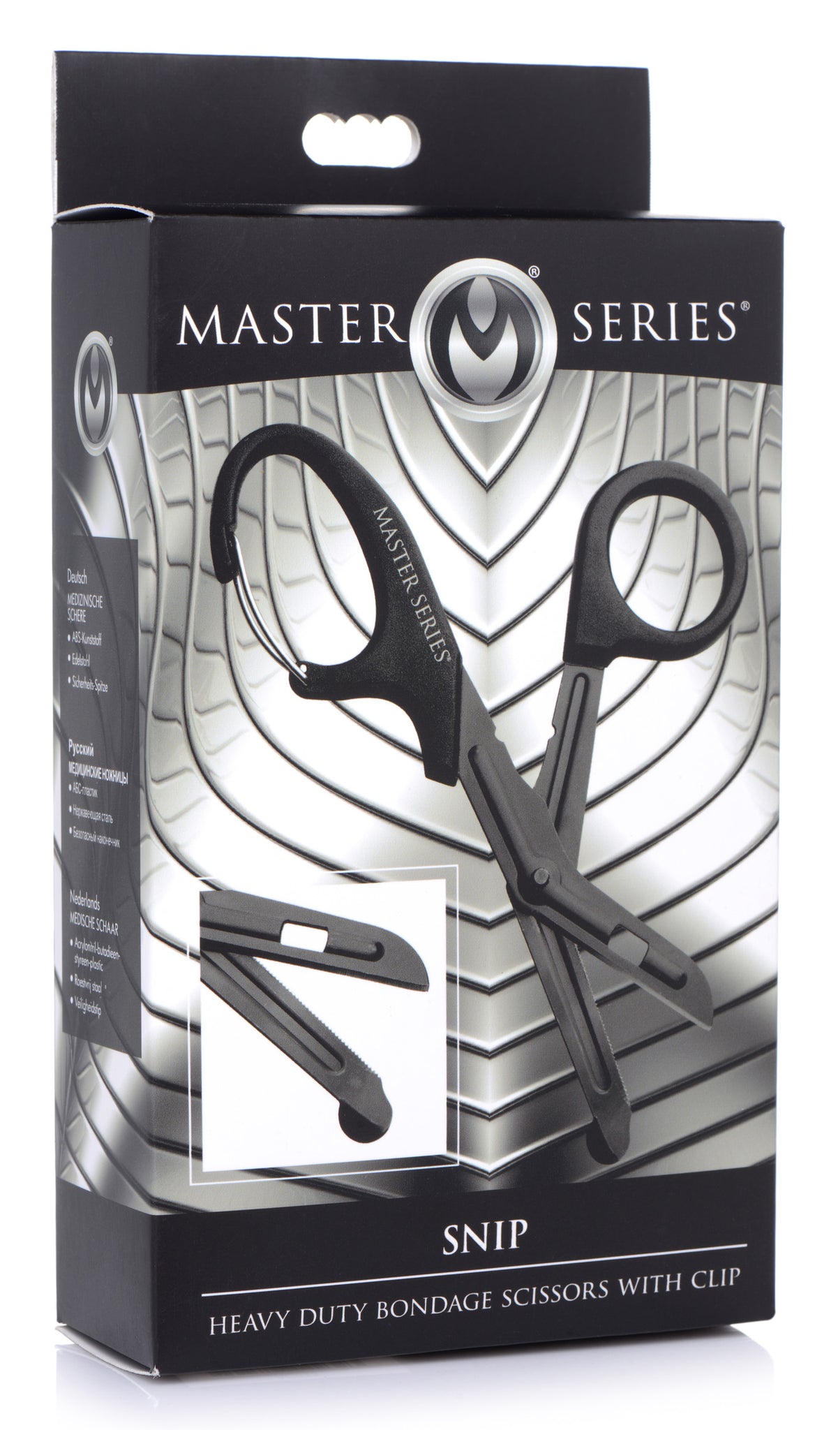 Snip Heavy Duty Bondage Scissors With Clip