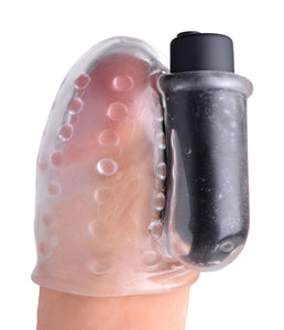 28x Rechargeable Penis Head Teaser With Remote Control