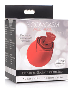 Bloomgasm Wild Rose 10x Silicone Clit Stimulator