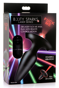 28x Laser Fuck Me Silicone Anal Plug With Remote Control