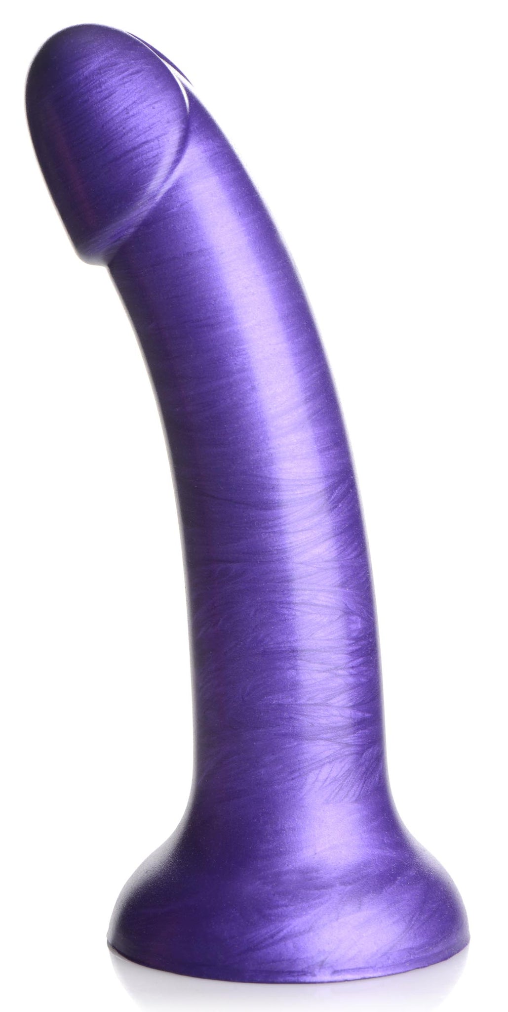 7 Inch Metallic Silicone Dildo