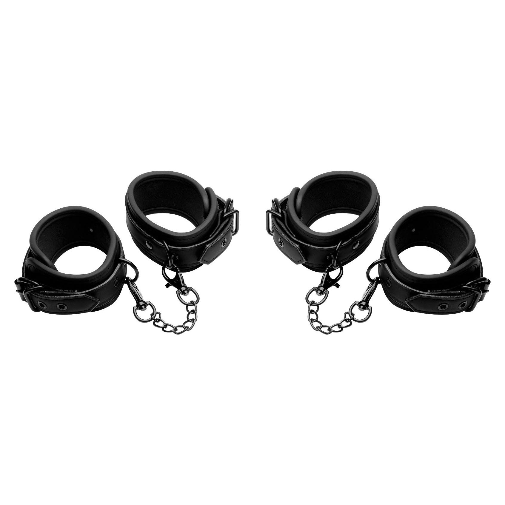 Kinky Comfort Wrist And Ankle Cuff Set