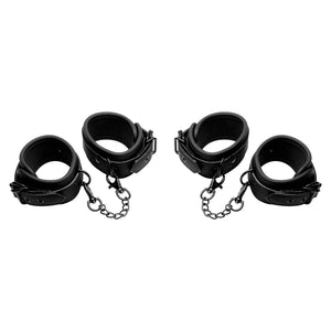 Kinky Comfort Wrist And Ankle Cuff Set