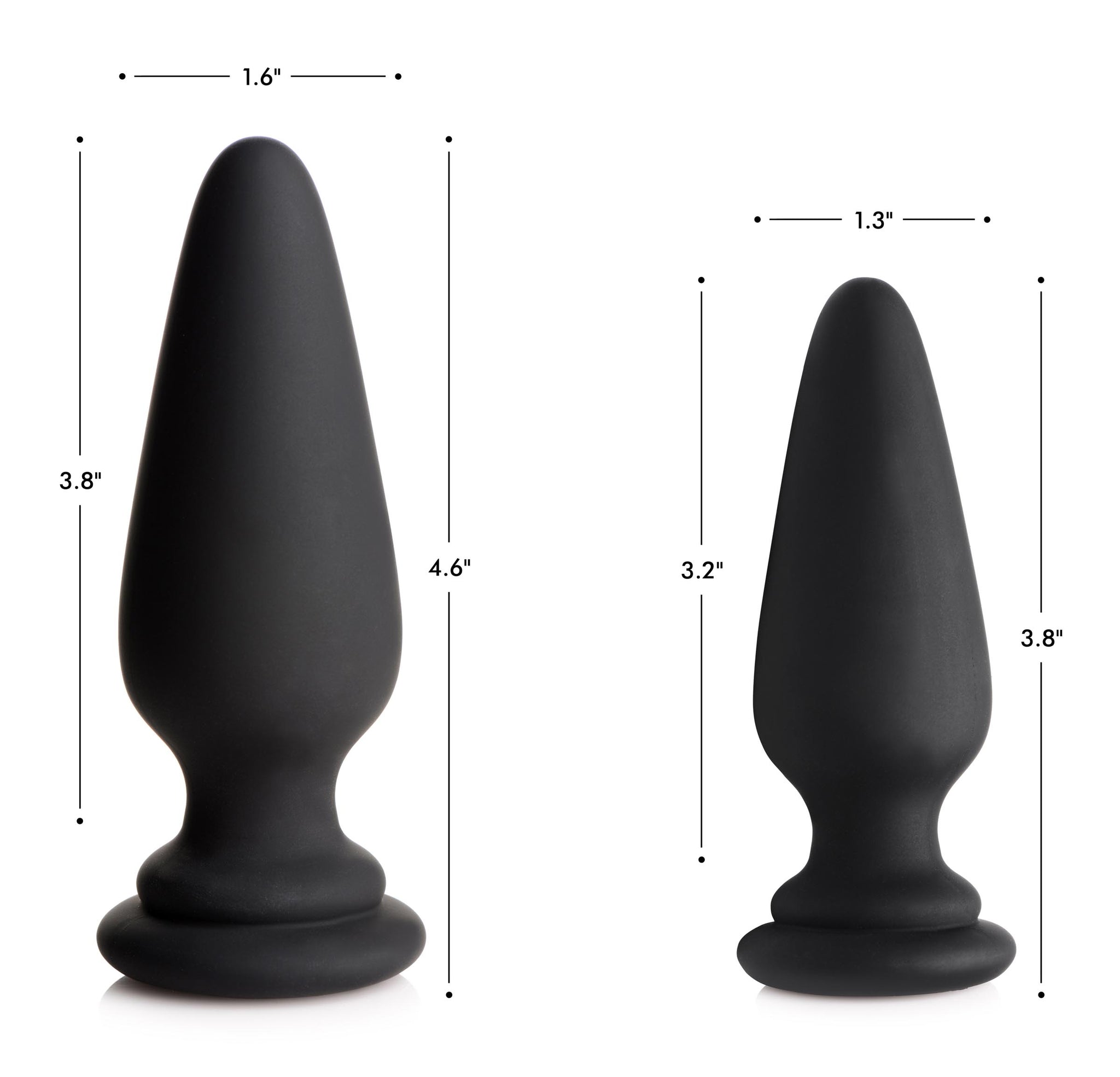 Large Anal Plug With Interchangeable Fox Tail