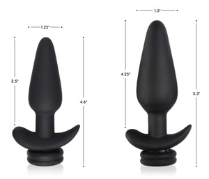 Small Vibrating Anal Plug With Interchangeable Fox Tail