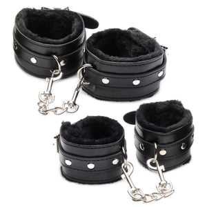 Hook Up 10 Piece Plush Bondage Set