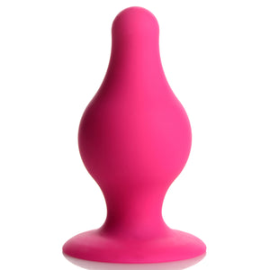 Squeezable Tapered Anal Plug