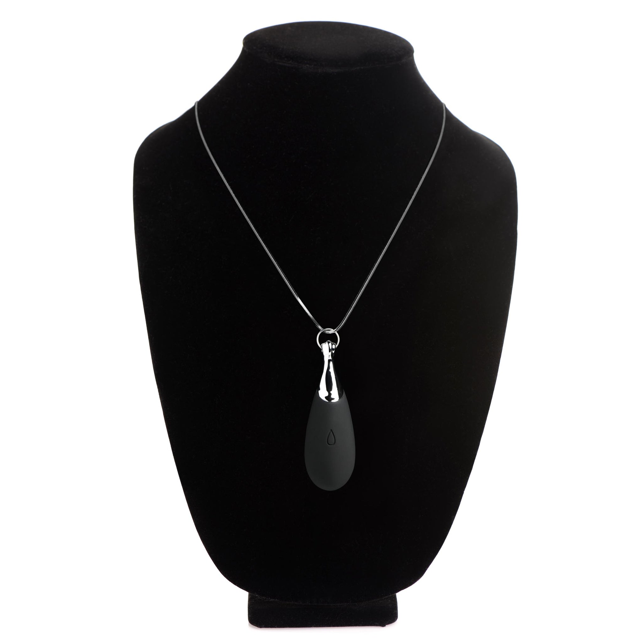 10x Vibrating Silicone Teardrop Necklace