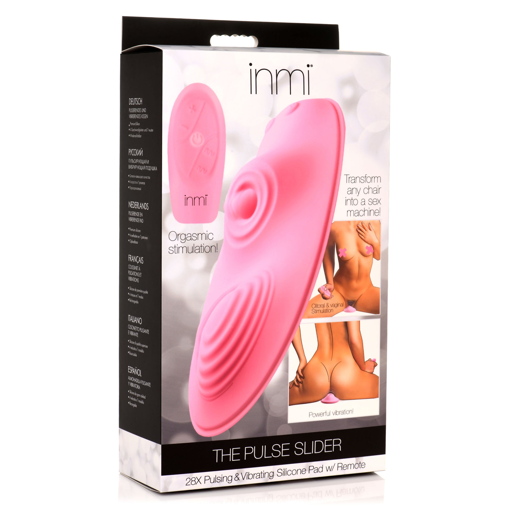 The Pulse Slider 28x Pulsing And Vibrating Silicone Pad With Remote