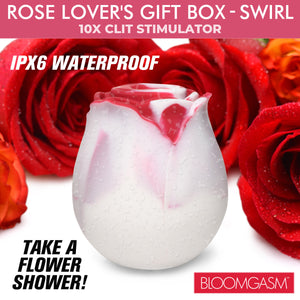 The Rose Lovers Gift Box 10x Clit Suction Rose -