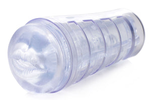 Mistress Courtney Diamond Deluxe Mouth Stroker - Clear