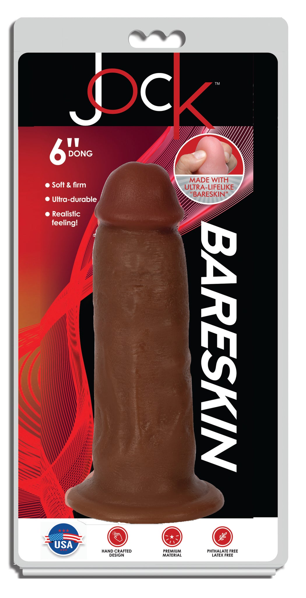 Jock Dark Bareskin Dildo